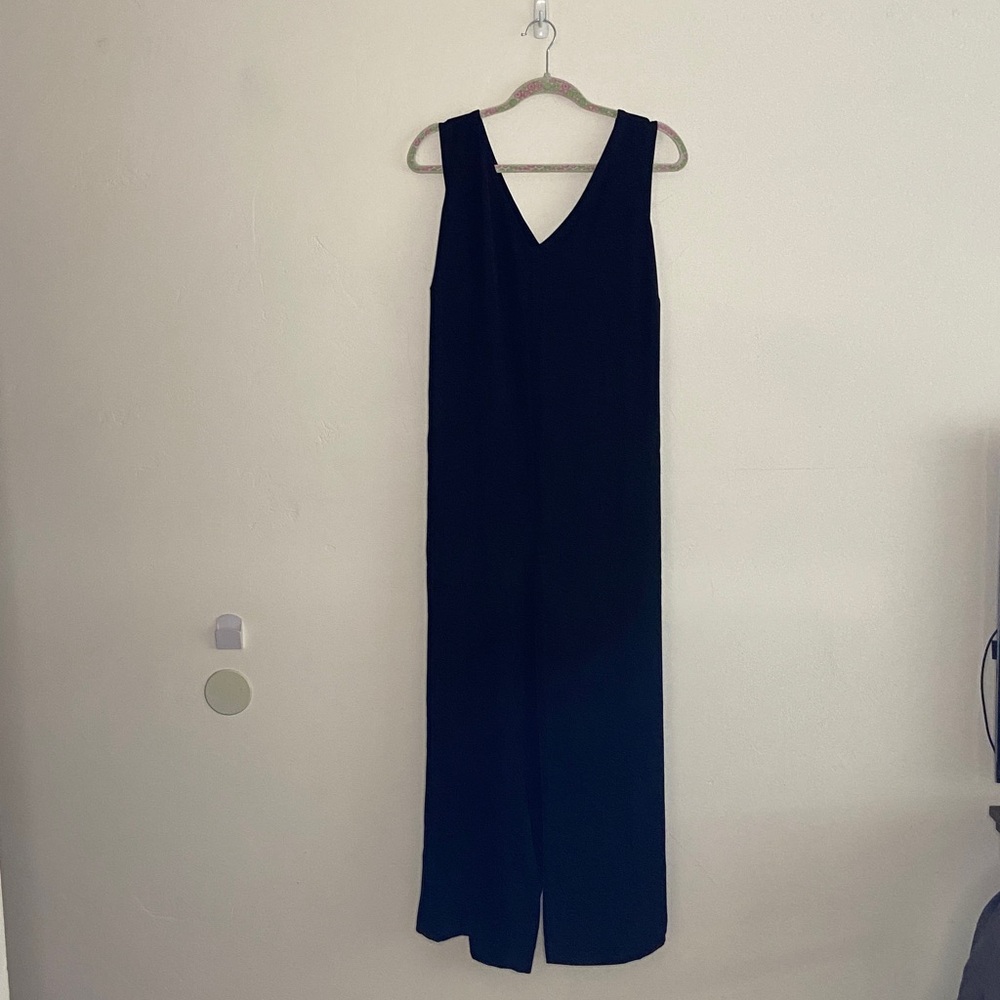 J. Jill Black Zip-back Jumpsuit